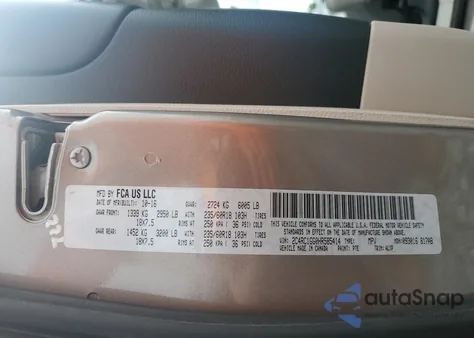 2017 Chrysler Pacifica Limited из США, поврежденный, VIN 2C4RC1GG0HR585414